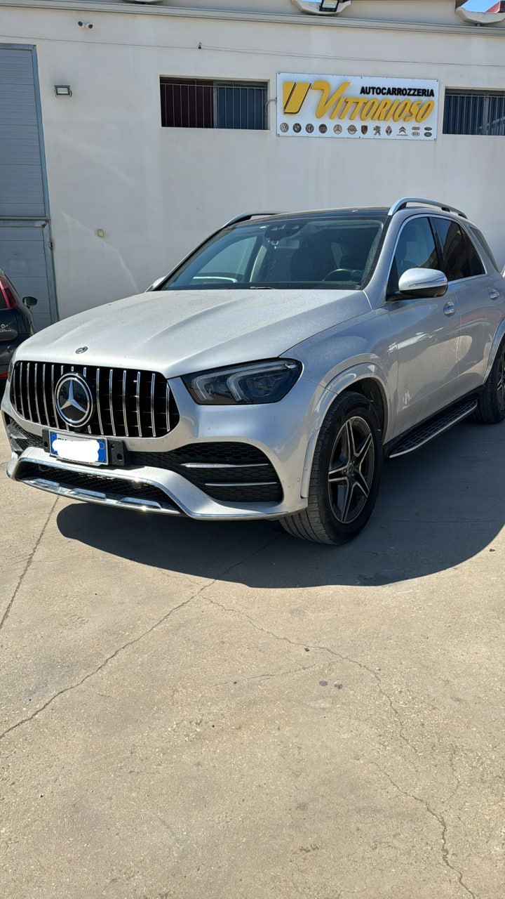 GRIGLIA ADATTA PER MERCEDES GLE W167 2019+ LOOK AMG PROFILI CROMATI GT