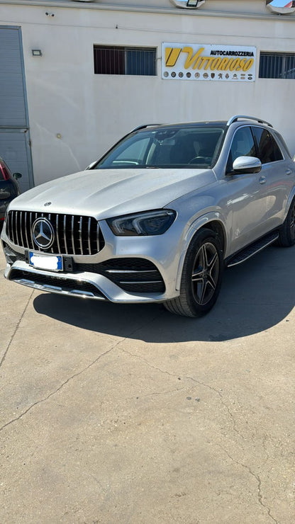 GRIGLIA ADATTA PER MERCEDES GLE W167 2019+ LOOK AMG PROFILI CROMATI GT