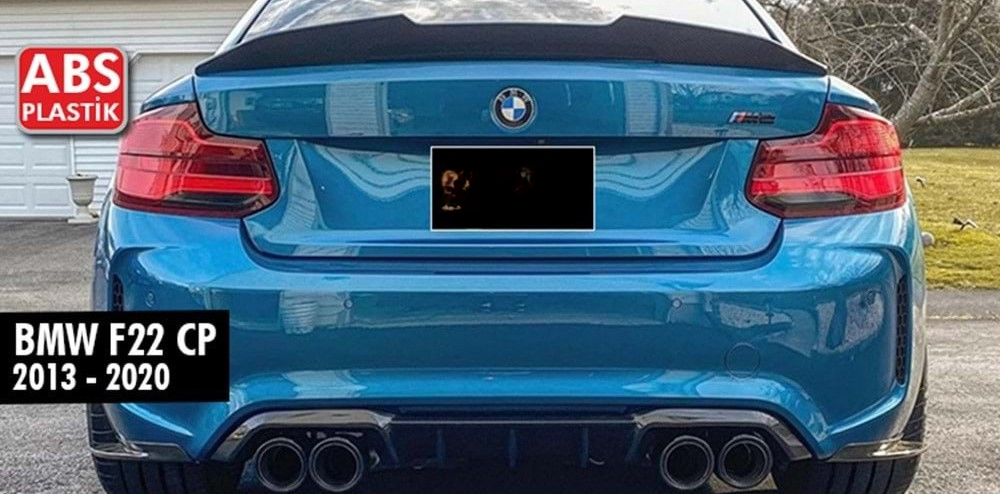 SPOILER SUITABLE FOR SERIE 2 F22 2014-2020 LOOK PSM M2 GLOSSY BLACK 