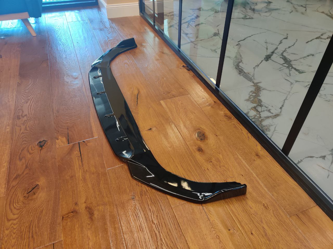 SPLITTER ADATTO PER GOLF 8 GTI GTD GTE RLINE NERO LUCIDO TOP