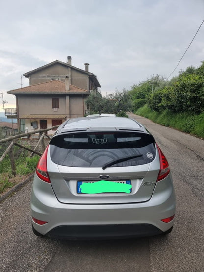 ROOF SPOILER SUITABLE FOR FORD FIESTA MK7 2008-2017 ST LOOK GLOSSY BLACK + 3RD STOP