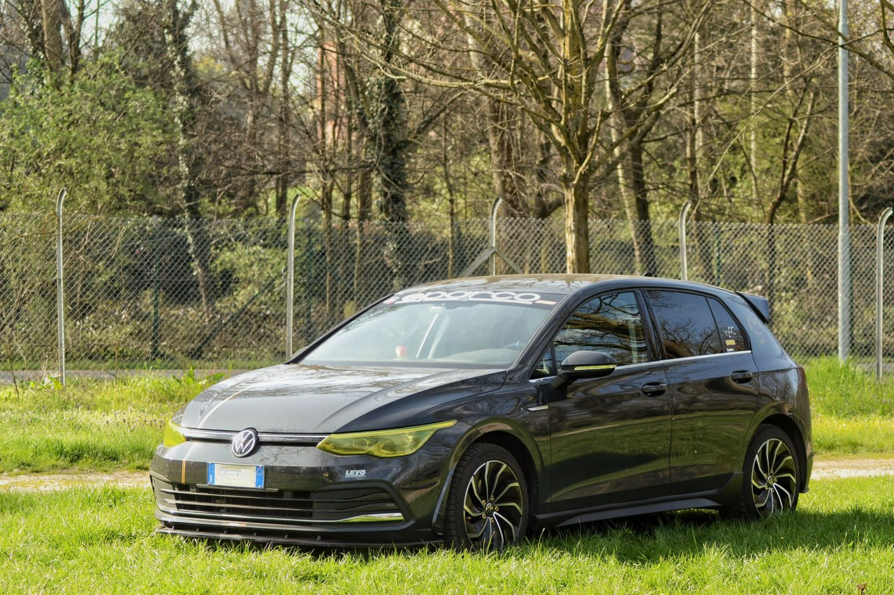 SIDE SKIRTS SUITABLE FOR VW GOLF 8 VIII LOOK R SPORTY DESIGN RAW