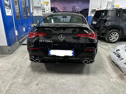 SPOILER PARAFANGO POSTERIORE ADATTO PER MERCEDES-BENZ CLA CLASSE C118-