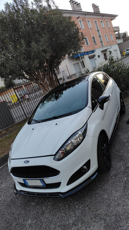SPLITTER ADATTO PER FORD FIESTA MK7 FL 2012-2017 STANDARD LOOK NERO LUCIDO