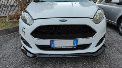 SPLITTER ADATTO PER FORD FIESTA MK7 FL 2012-2017 STANDARD LOOK NERO LUCIDO