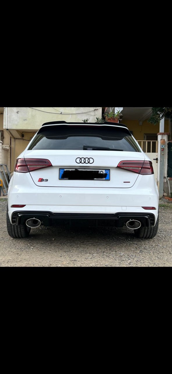 DIFFUSORE RS3 8V 2017+ LIFT SOLO PER PARAURTI SLINE A3 8V