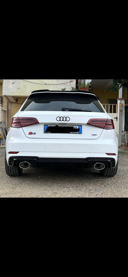 DIFFUSORE RS3 8V 2017+ LIFT SOLO PER PARAURTI SLINE A3 8V