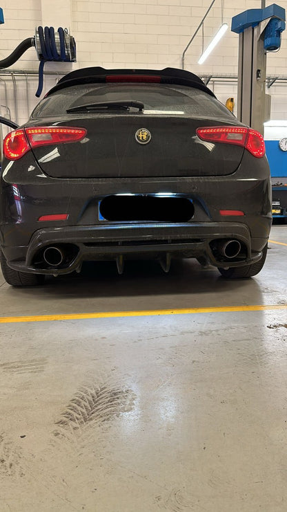 DIFFUSORE POSTERIORE ADATTO PER ALFA ROMEO GIULIETTA NERO LUCIDO