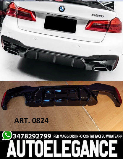DIFFUSER SUITABLE FOR BMW 5 SERIES G30 G31 2017-2020 MSPORT LOOK M5 MATT 