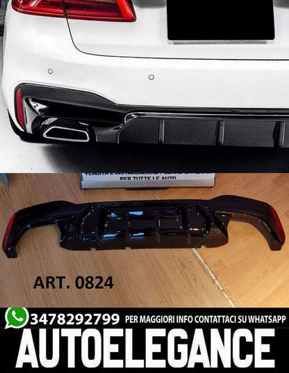 DIFFUSER SUITABLE FOR BMW 5 SERIES G30 G31 2017-2020 MSPORT LOOK M5 MATT 