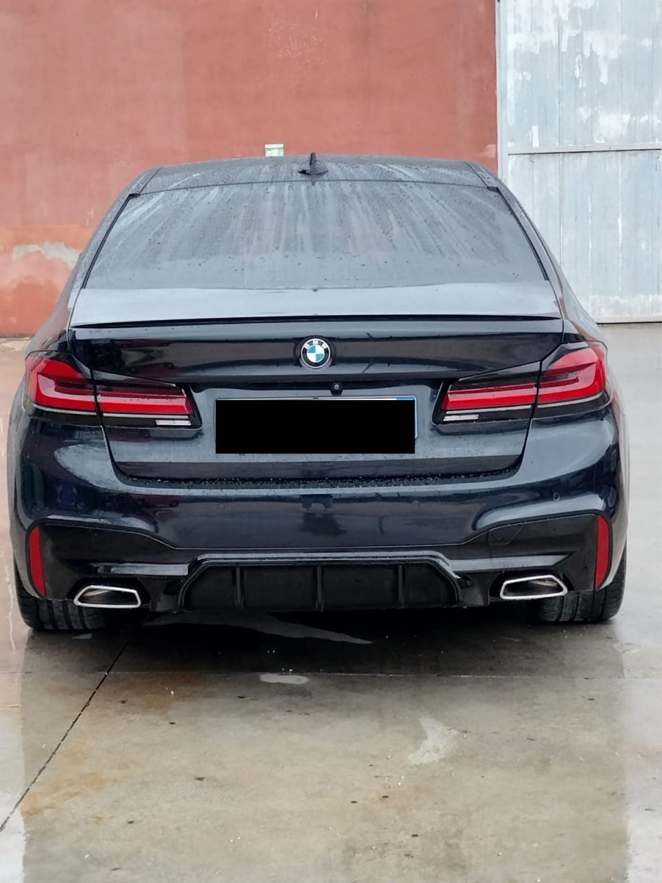 DIFFUSER SUITABLE FOR BMW 5 SERIES G30 G31 2017-2020 MSPORT LOOK M5 MATT 