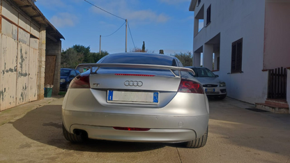 SPOILER POSTERIORE ADATTO PER AUDI TT 8J 2008-2016 LOOK TTRS DESIGN GREZZO