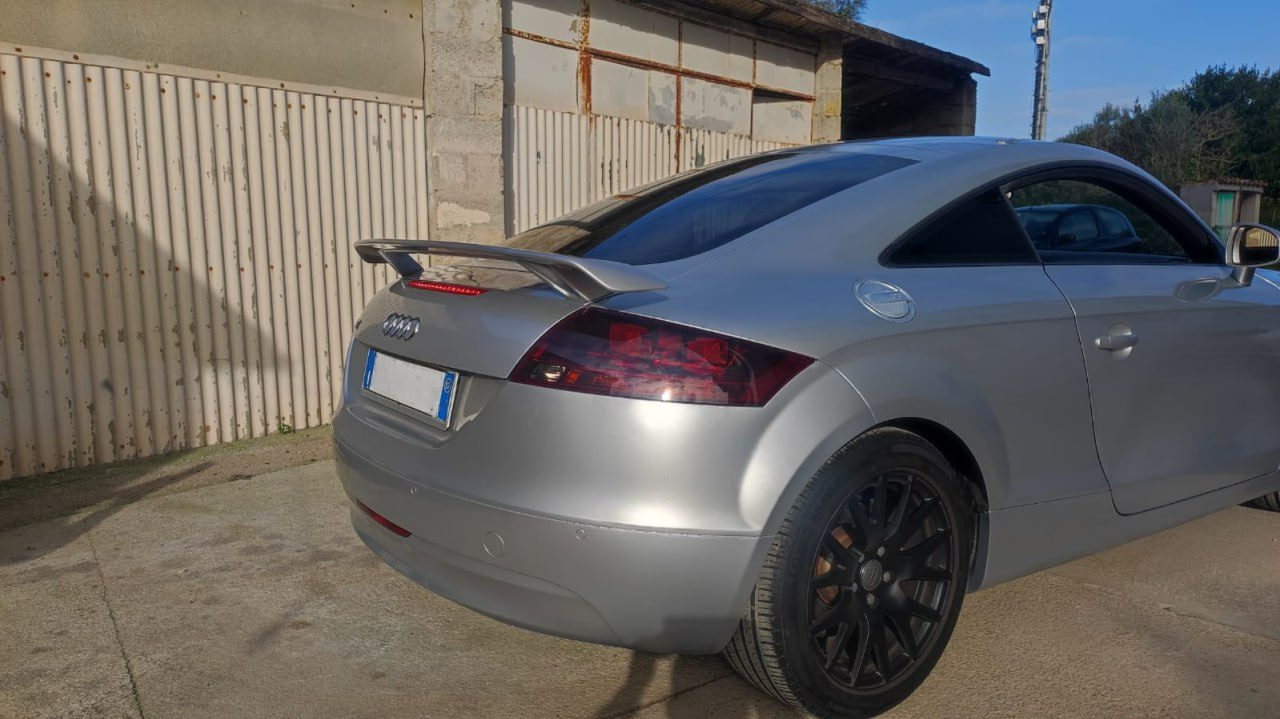 SPOILER POSTERIORE ADATTO PER AUDI TT 8J 2008-2016 LOOK TTRS DESIGN GREZZO