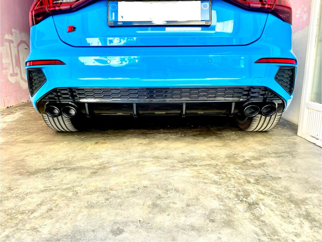 DIFFUSORE A3 8Y 2020+ SPORTBACK LOOK S3 PER PARAURTI SLINE