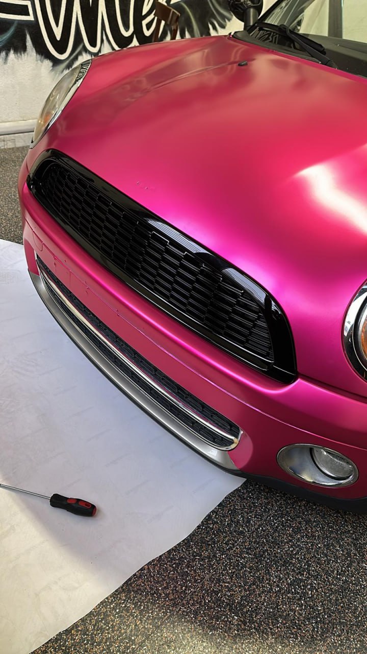 Griglia sportiva nera opaca 3pz set per Mini Cooper R56 convertibile R57 06-09