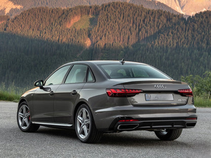 MINIGONNE LATERALI ADATTE PER AUDI A4 B9 8W AVANT BERLINA SLINE S4 LOOK GREZZO (PROMO)
