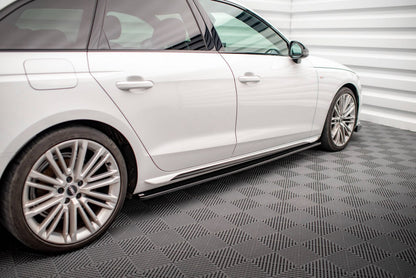 MINIGONNE LATERALI ADATTE PER AUDI A4 B9 8W AVANT BERLINA SLINE S4 LOOK GREZZO (PROMO)