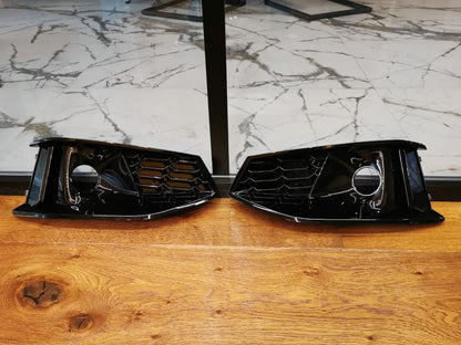 FOG LIGHT GRILLS A4 B9 2020+ STANDARD RS4 LOOK