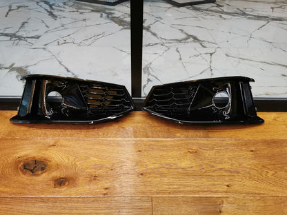 FOG LIGHT GRILLS A4 B9 2020+ STANDARD RS4 LOOK