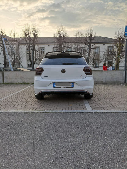 DIFFUSER SUITABLE FOR VW POLO AW1 2017+ GTI LOOK BLACK (WITH TERMINALS) 