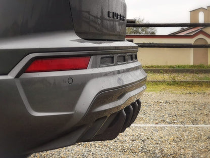 DIFFUSORE ADATTO PER CUPRA ATECA MK1 2018-2021 NERO LUCIDO LOOK SPORTIVO