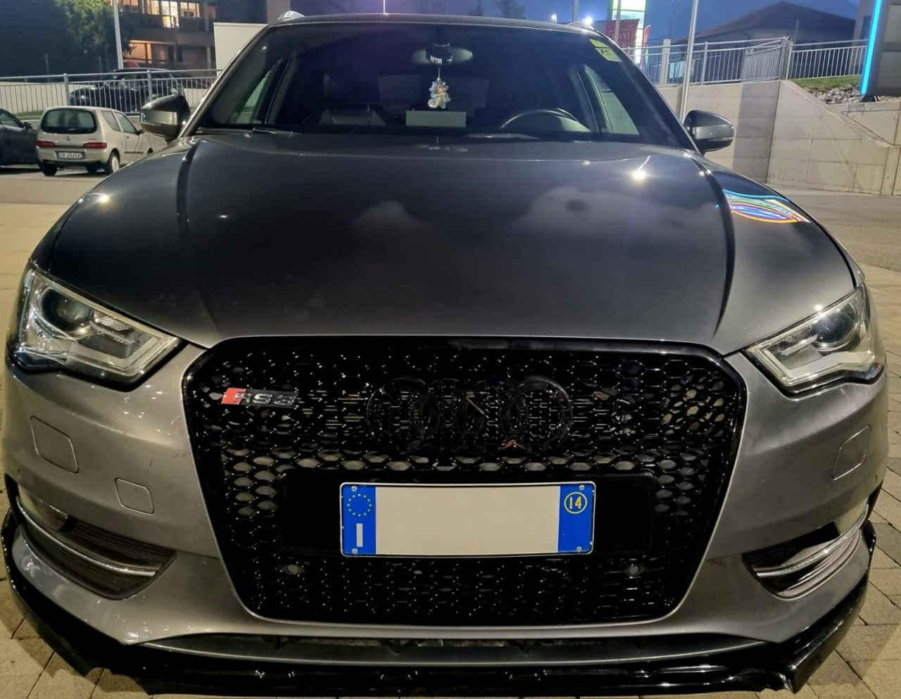 WING SUITABLE FOR AUDI A3 8V SPORTBACK 2012-2018 GLOSSY BLACK