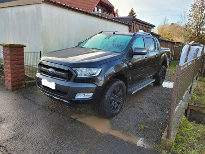 GRIGLIA ADATTA PER FORD RANGER T6 2015-2018 NERO OPACA + LED LOOK SPORTIVO