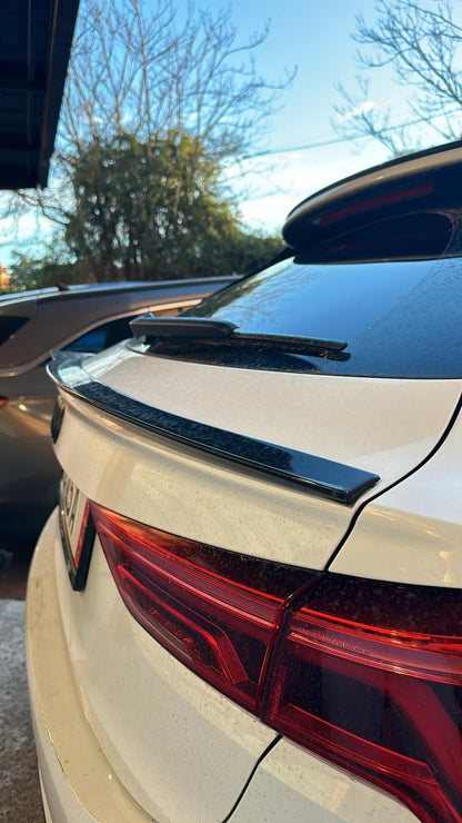 SPOILER BAGAGLIAIO ADATTO PER AUDI Q3 SPORTBACK 2019+ NERO LUCIDO LOOK RSQ3
