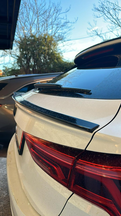 SPOILER BAGAGLIAIO ADATTO PER AUDI Q3 SPORTBACK 2019+ NERO LUCIDO LOOK RSQ3