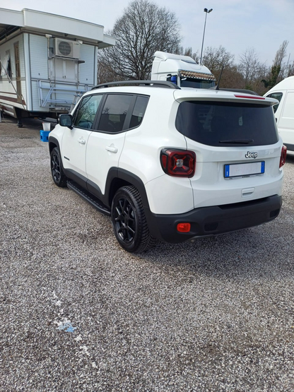 PEDANE LATERALI ADATTE PER JEEP RENEGADE DESIGN SPORTIV LOOK NERO