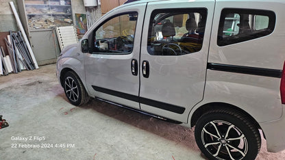 MINIGONNE ADATTE PER FIAT FIORINO NERO LUCIDO 2008-2021