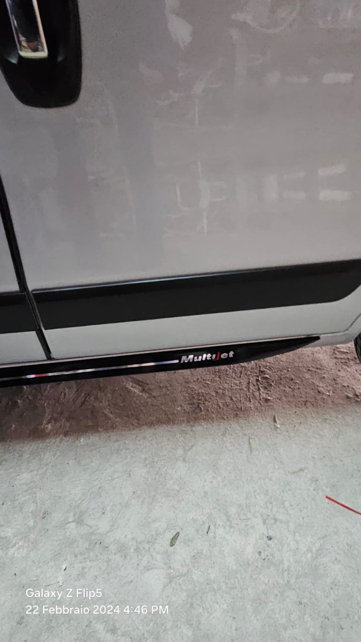 MINIGONNE ADATTE PER FIAT FIORINO NERO LUCIDO 2008-2021
