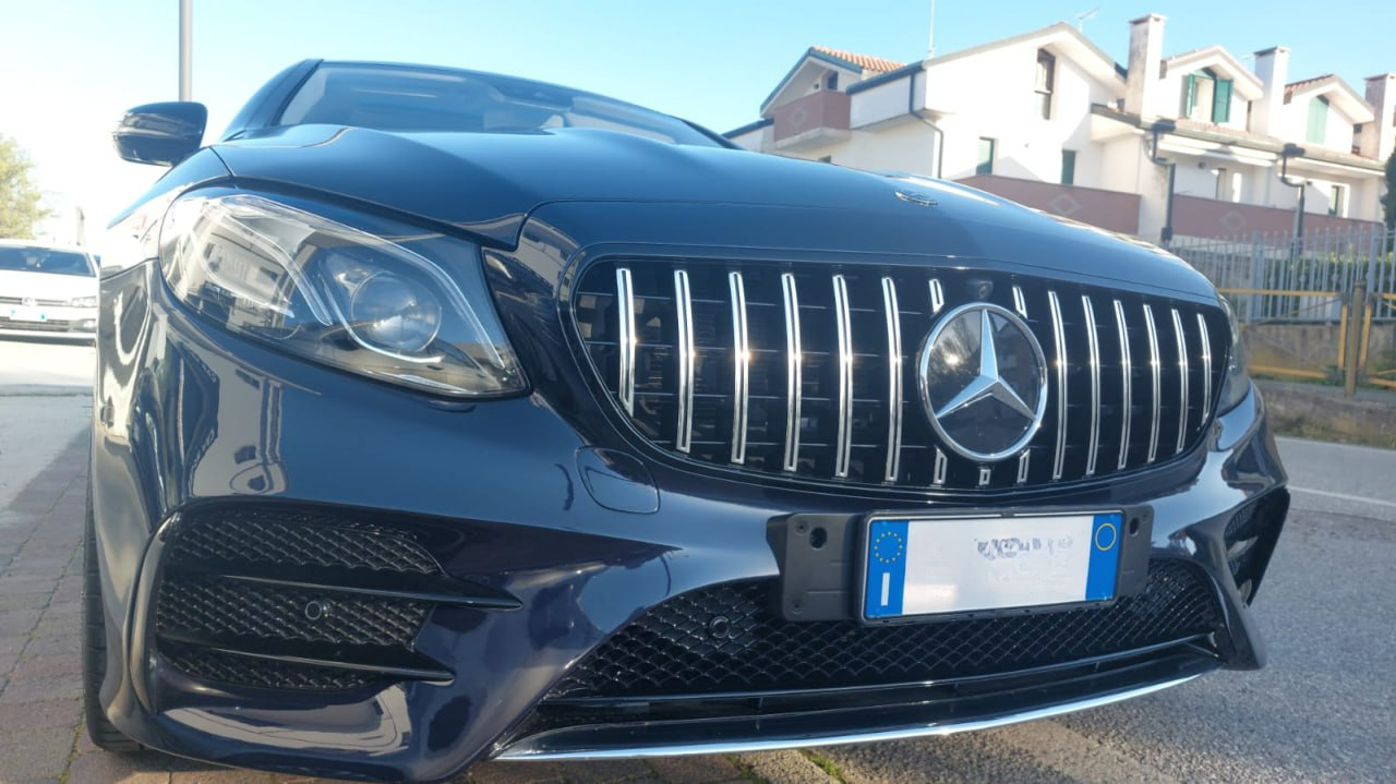 GRILLE SUITABLE FOR MERCEDES-BENZ E-CLASS W213 / C238 2016-2020 GT LOOK CHROME