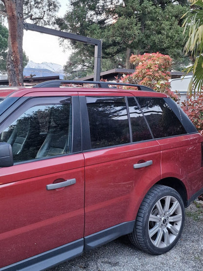 💎RANGE ROVER SPORT 2005-2013 BARRE SUL TETTO MANCORRENTI NERI PORTAPACCHI💎