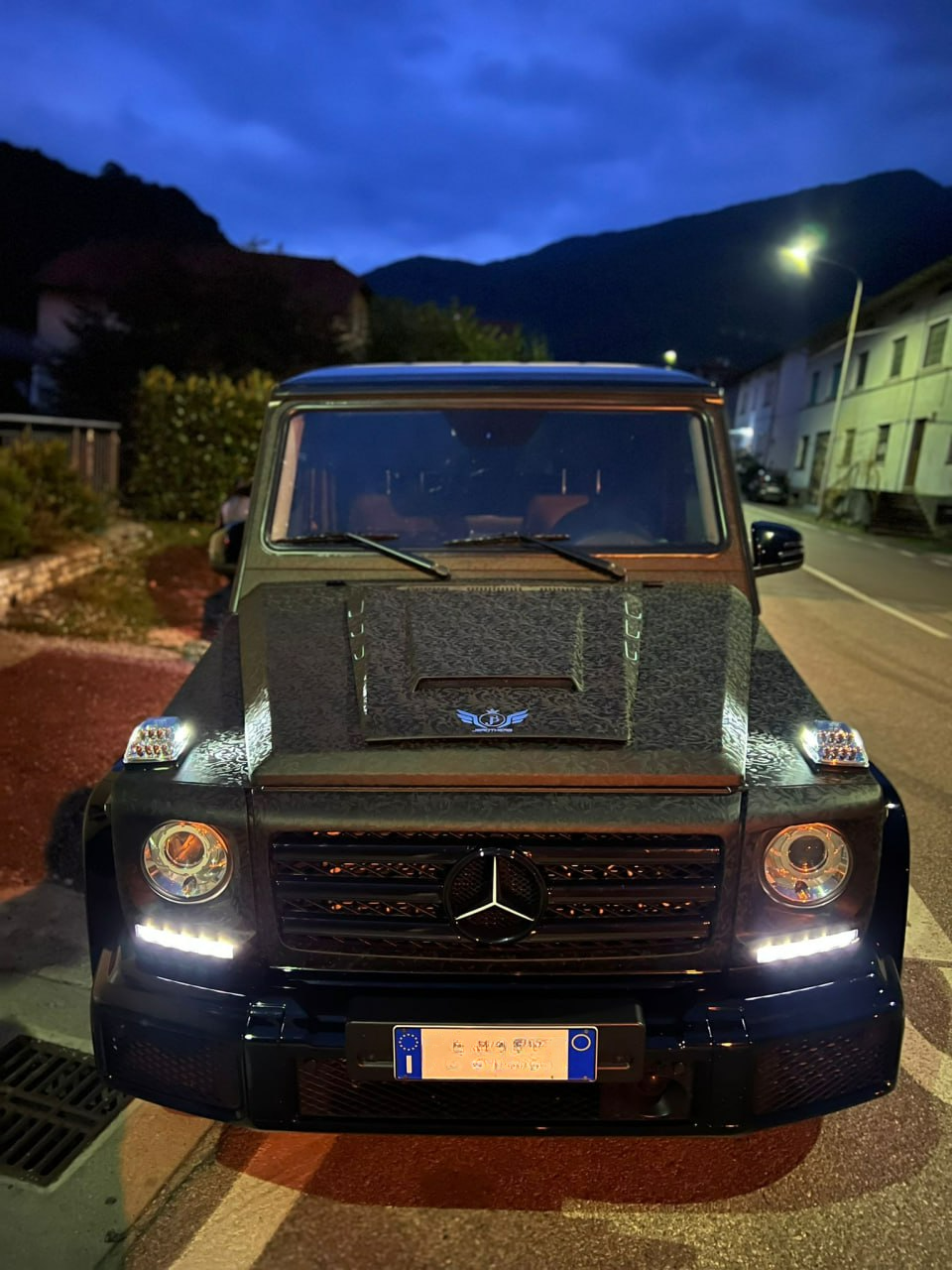 PRESA ARIA COFANO ADATTA PER MERCEDES-BENZ CLASSE G W461 W463 W464 GREZZO