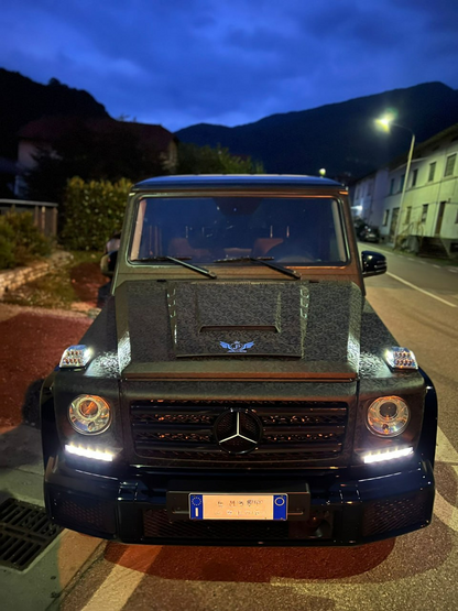PRESA ARIA COFANO ADATTA PER MERCEDES-BENZ CLASSE G W461 W463 W464 GREZZO