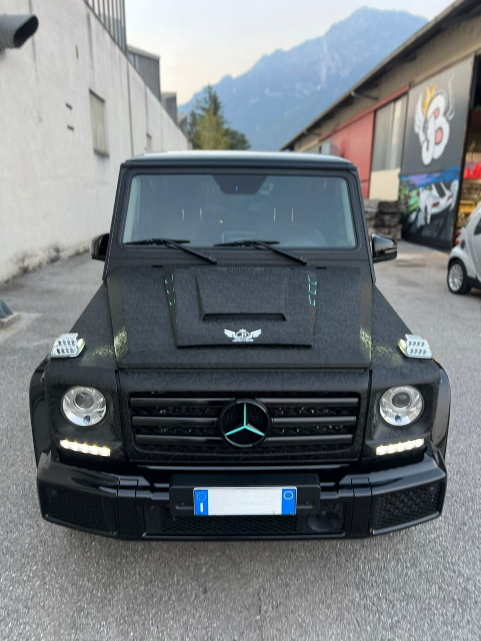PRESA ARIA COFANO ADATTA PER MERCEDES-BENZ CLASSE G W461 W463 W464 GREZZO