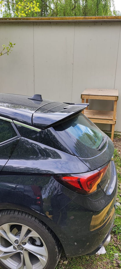 SPOILER TETTO ADATTO PER OPEL ASTRA K 2015-2021 LOOK OETTINGER NERO LUCIDO 1098