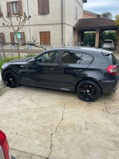 SPOILER TETTO ADATTO PER BMW SERIE 1 E87 E81 2004-2011 NERO LUCIDO LOOK SPORTIVO
