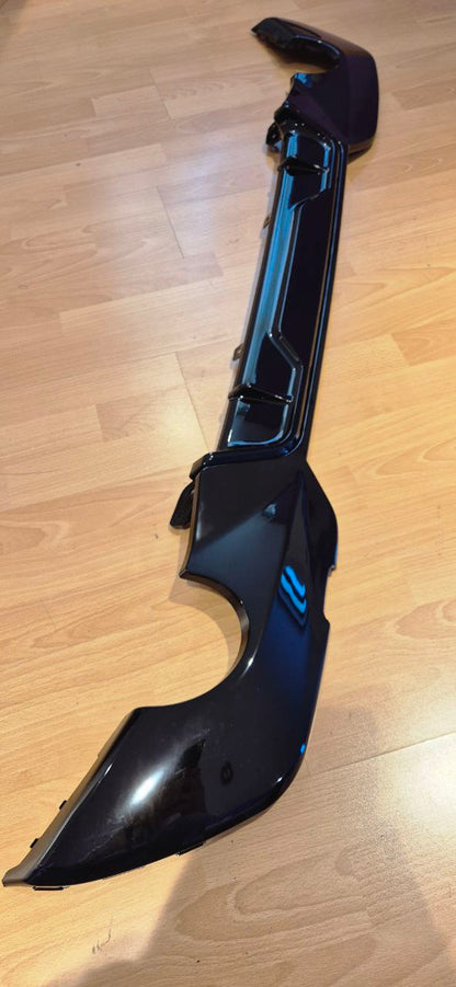 DIFFUSORE POSTERIORE PER BMW SERIE 3 G20 2018+ SOTTO PARAURTI M NERO / CARBONIO