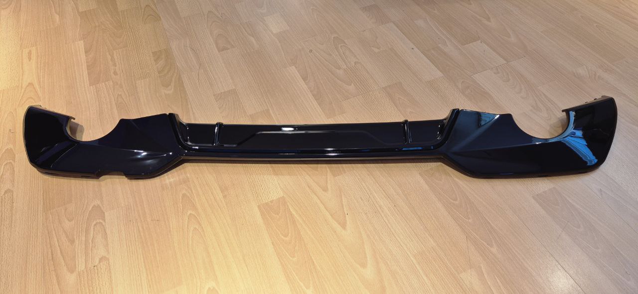 DIFFUSORE POSTERIORE PER BMW SERIE 3 G20 2018+ SOTTO PARAURTI M NERO / CARBONIO