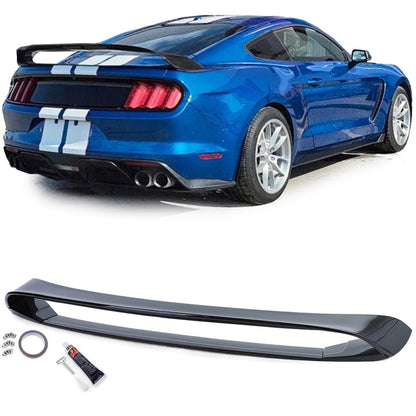 SPOILER SUITABLE FOR FORD MUSTANG COUPE 2014-2020 LOOK GT PERFORMANCE GLOSS BLACK