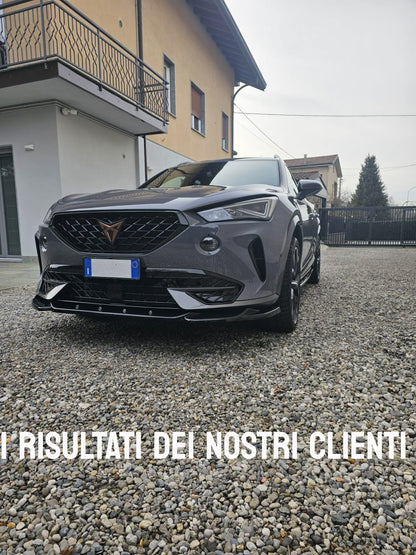 Spoiler anteriore a labbro anteriore per CUPRA Formentor 2020+ nero lucido