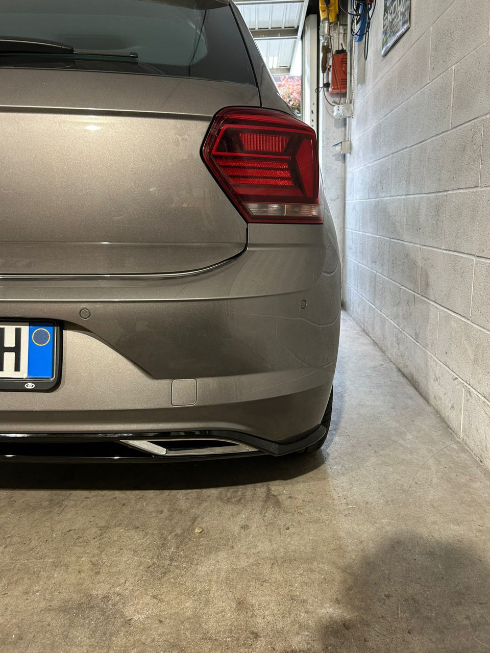 DIFFUSORE ADATTO PER VW POLO AW1 2017-2020 STANDARD LOOK RLINE DESIGN SPORTIVO