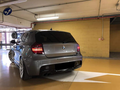 Sotto minigonne adatto per bmw e87 e88 e82 nero lucido