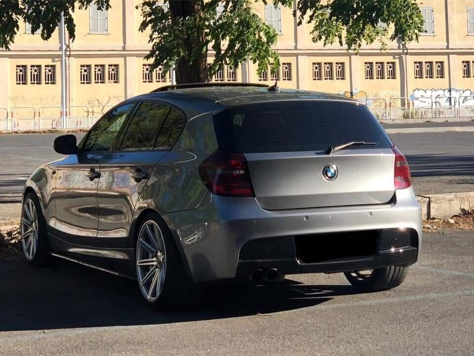 Sotto minigonne adatto per bmw e87 e88 e82 nero lucido
