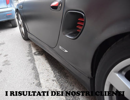 Coppia minigonne laterali adatto per porsche boxster