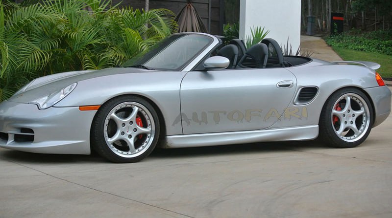 Coppia minigonne laterali adatto per porsche boxster