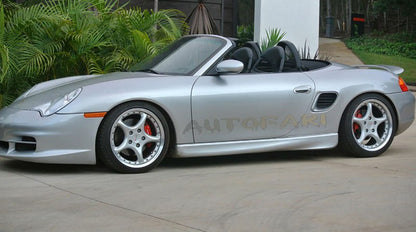 Coppia minigonne laterali adatto per porsche boxster