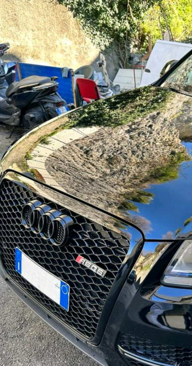 BLACK RSQ5 GRILLE SUITABLE FOR AUDI RSQ5 8R 2008-2012 CHROME TOP QUALITY 0958